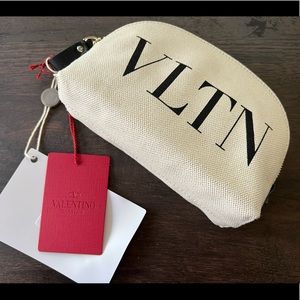 brand new never used Valentino cosmetic pouch